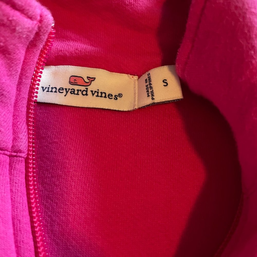 Vineyard Vines Pink Poplin Stripe Shep Shirt - Picture 3 of 4